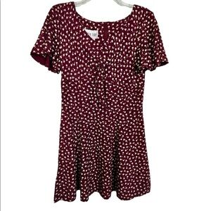 BYER TOO CALIFORNIA Vintage Floral Ditsy Mini Dress Size 7
